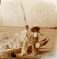 Arturo Massai con la moglie al mare, inizi '900 (particolare)